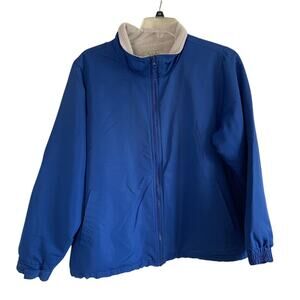 Cabela's Women’s Fleece Lined Full Zip Blue Three Season Jacket Size 2XL